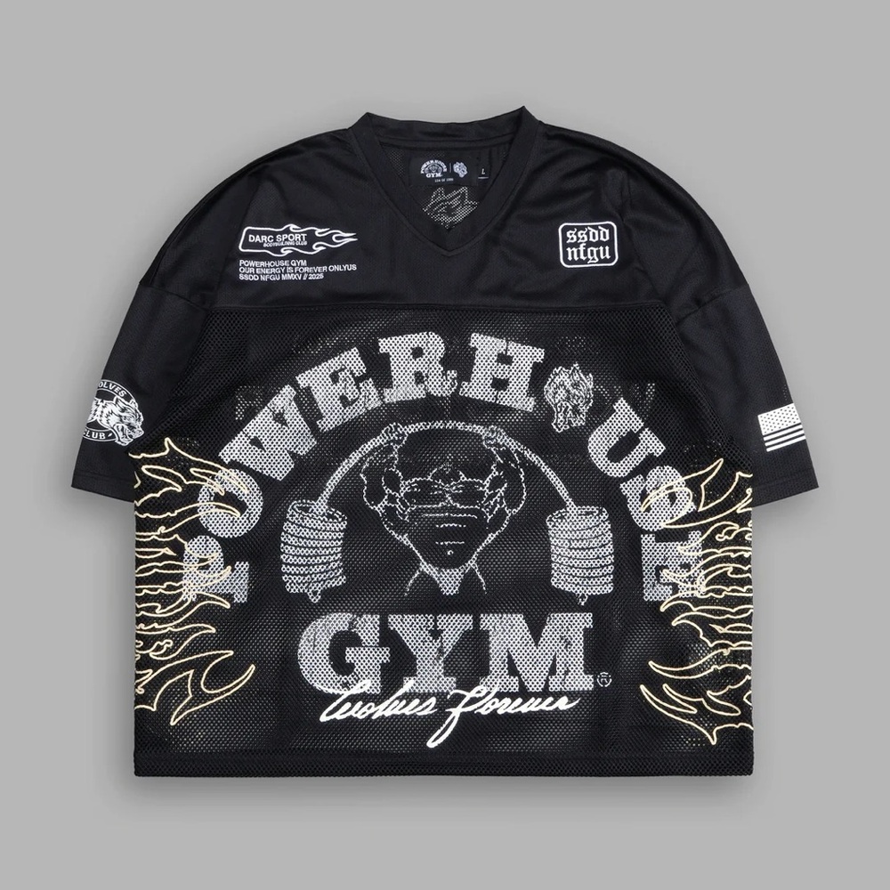 SOLD: Darc sport x powerhouse x civil regime x football jersey